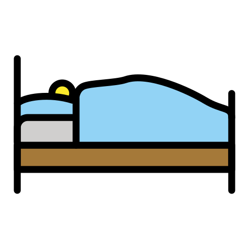 Im Bett Liegende Person