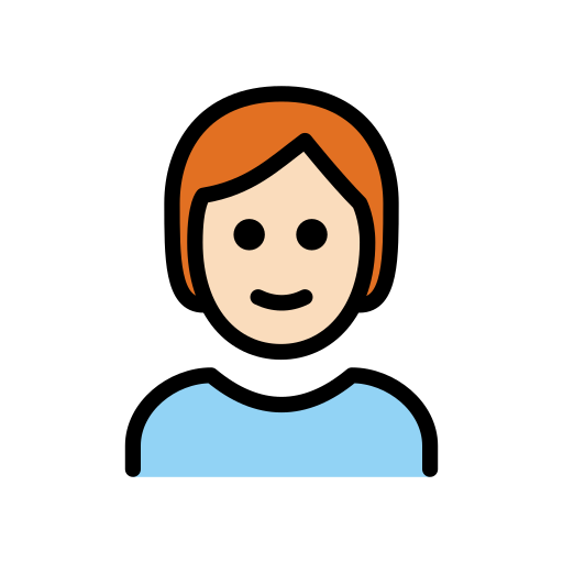 Person: Helle Hautfarbe, Rotes Haar