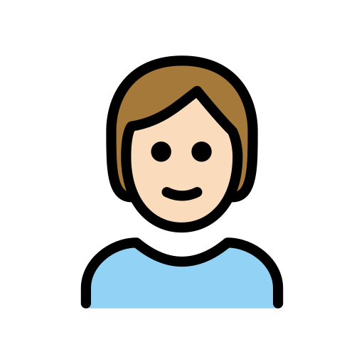 Person: Helle Hautfarbe