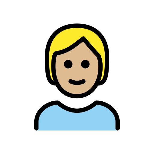 Person: Mittelhelle Hautfarbe