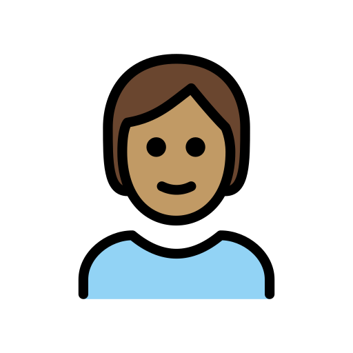 Person: Mittlere Hautfarbe