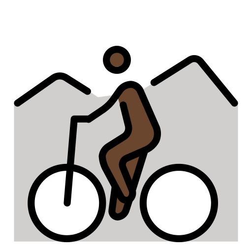 Mountainbiker(In): Dunkle Hautfarbe