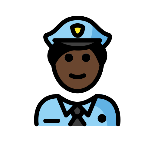 Polizist(In): Dunkle Hautfarbe