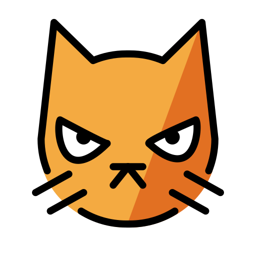 Schmollende Katze