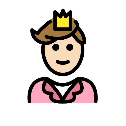 Prinz: Helle Hautfarbe