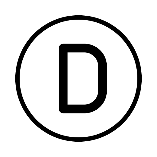 Regionalindikator-Symbol Buchstabe D Regionalindikator-Symbol Buchstabe D