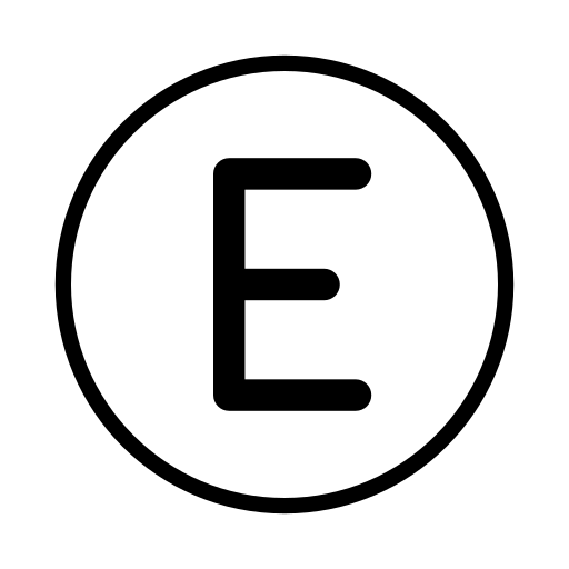 Regionalindikator-Symbol Buchstabe E Regionalindikator-Symbol Buchstabe E