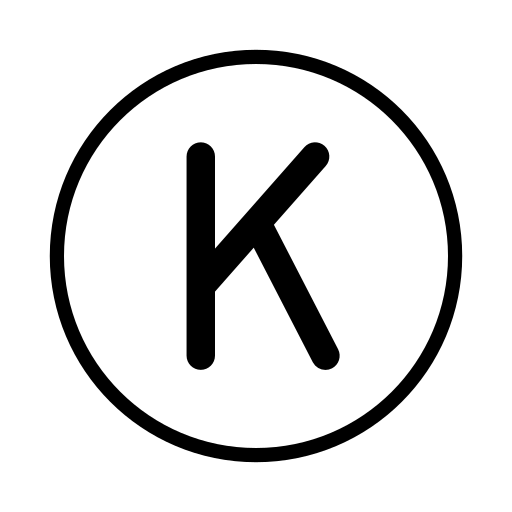 Regionalindikator-Symbol Buchstabe K Regionalindikator-Symbol Buchstabe K