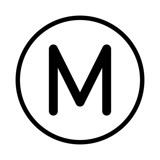 Regionalindikator-Symbol Buchstabe M Regionalindikator-Symbol Buchstabe M