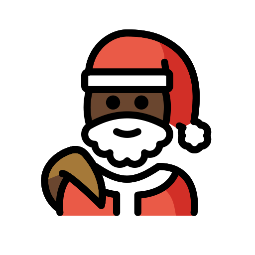 Weihnachtsmann: Dunkle Hautfarbe
