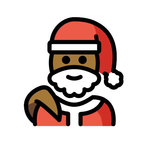 Weihnachtsmann: Mitteldunkle Hautfarbe