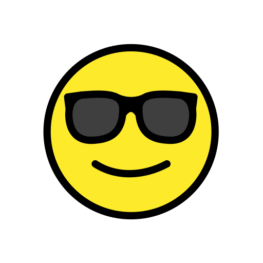 Lächelndes Gesicht Mit Sonnenbrille