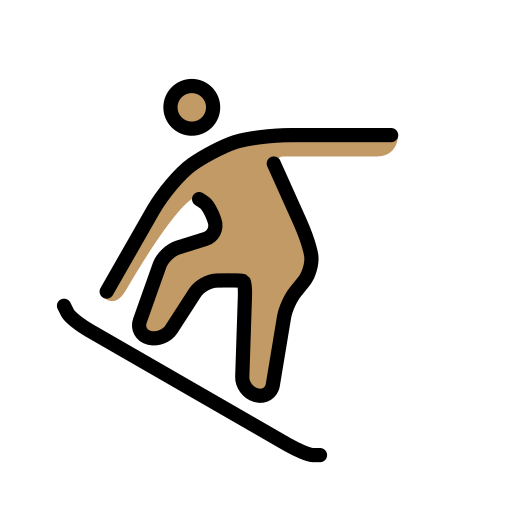 Snowboarder(In): Mittlere Hautfarbe