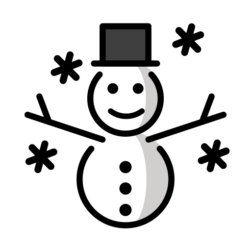 Schneemann Im Schnee Schneemann Im Schnee