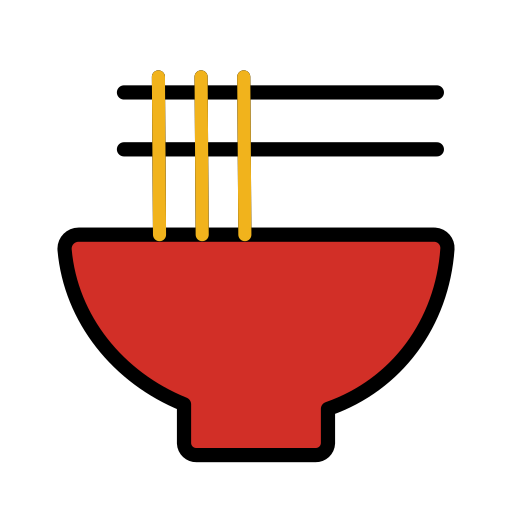 Schüssel Und Essstäbchen Schüssel Und Essstäbchen