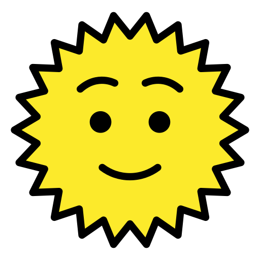 Sonne Mit Gesicht Sonne Mit Gesicht