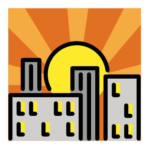 Sonnenuntergang In Der Stadt Sonnenuntergang In Der Stadt