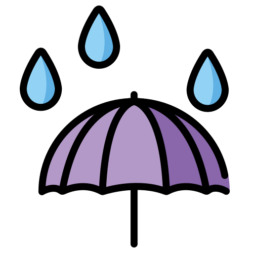 Regenschirm Im Regen Regenschirm Im Regen