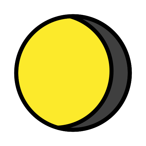 Abnehmender Dreiviertelmond Abnehmender Dreiviertelmond