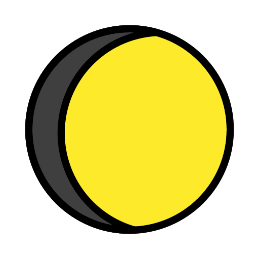Zunehmender Dreiviertelmond Zunehmender Dreiviertelmond