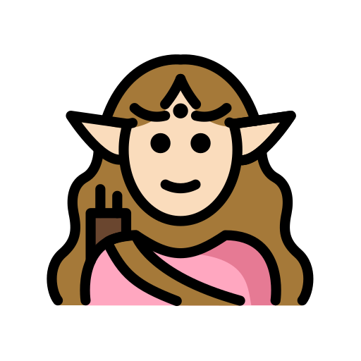 Elfe: Helle Hautfarbe