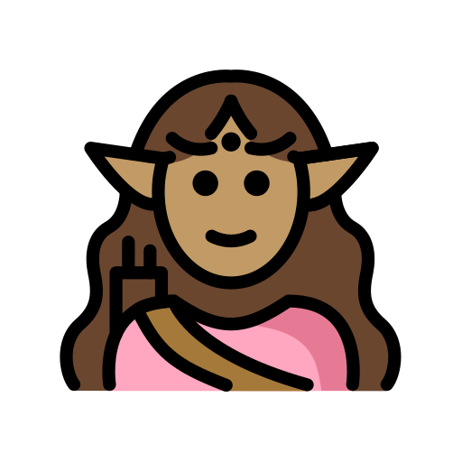 Elfe: Mittlere Hautfarbe