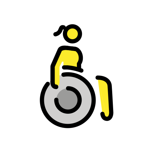 Frau In Manuellem Rollstuhl