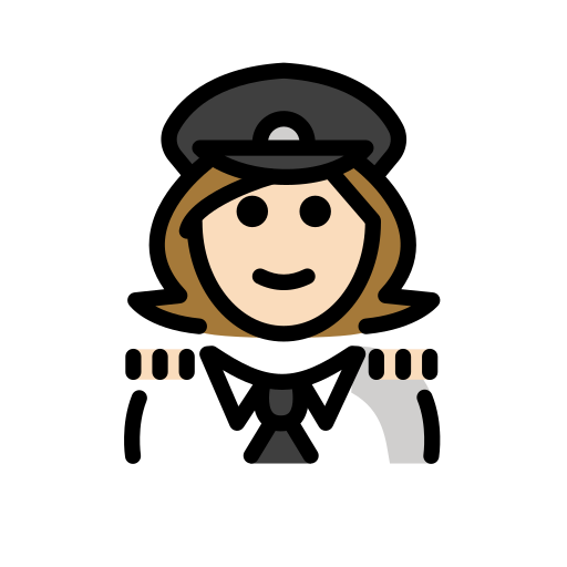 Pilotin: Helle Hautfarbe