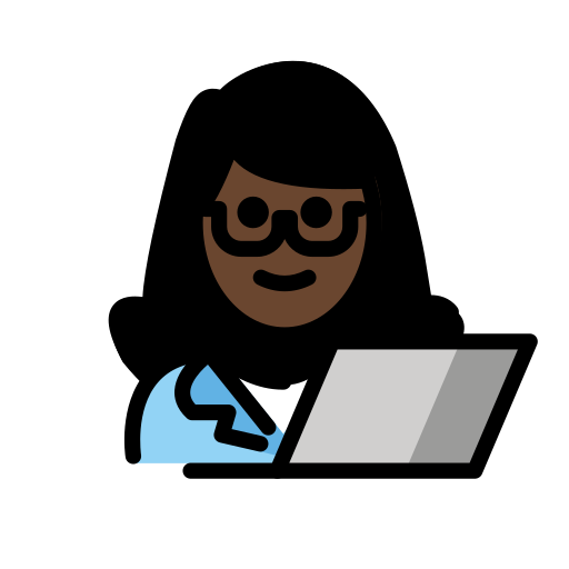 IT-Expertin: Dunkle Hautfarbe