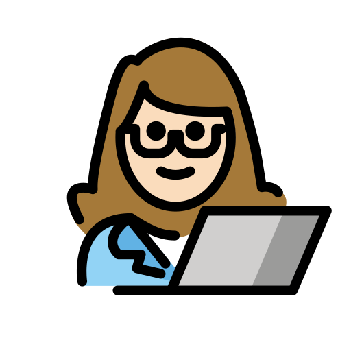 IT-Expertin: Helle Hautfarbe