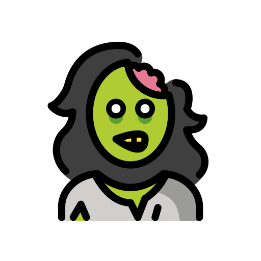 Weiblicher Zombie
