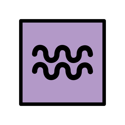 Знак зодиака Водолей для OpenMoji 15.1