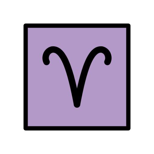 Знак зодиака Овен для OpenMoji 15.1