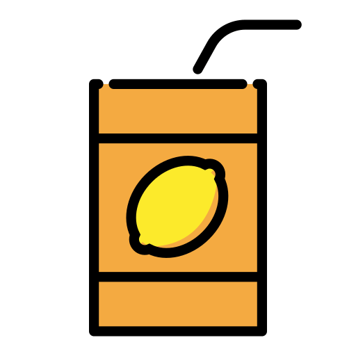 Пакетик сока для OpenMoji 15.1