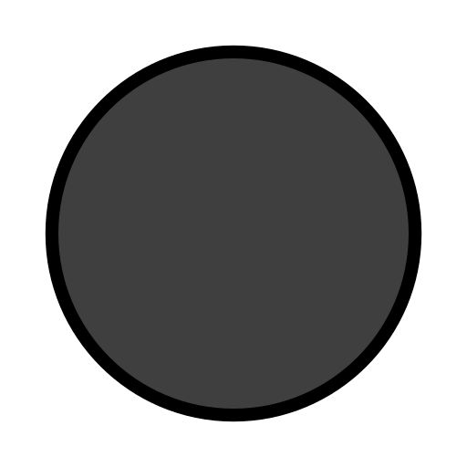 Чорне коло для OpenMoji 15.1