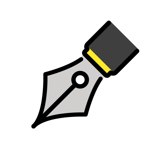 Пір'яний наконечник для OpenMoji 15.1
