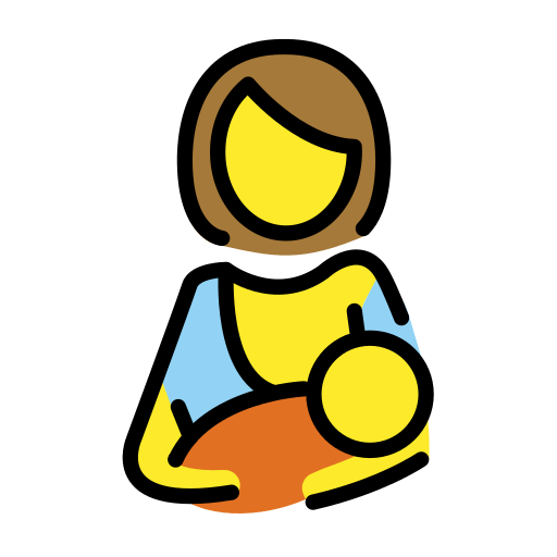 Кормление грудью для OpenMoji 15.1