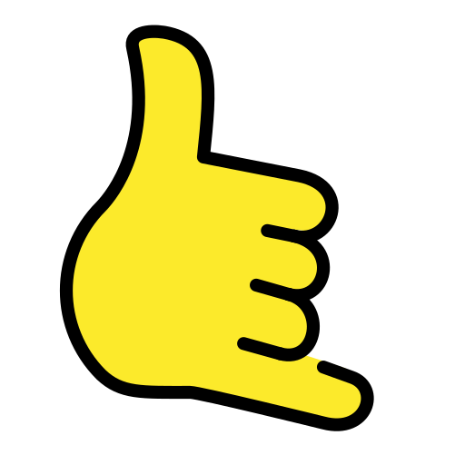 Жест «позвони мне» для OpenMoji 15.1