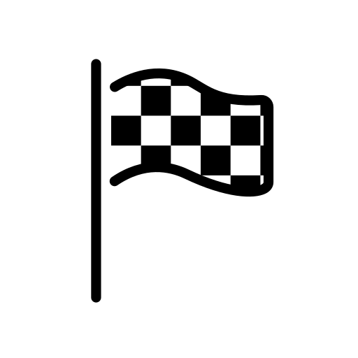 Клетчатый флаг для OpenMoji 15.1