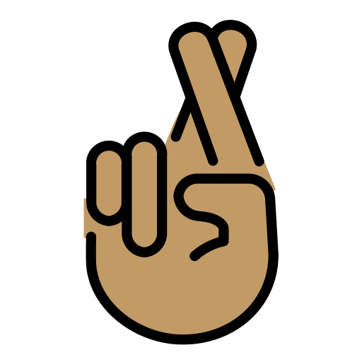 Схрещені пальці: середній тон шкіри для OpenMoji 15.1