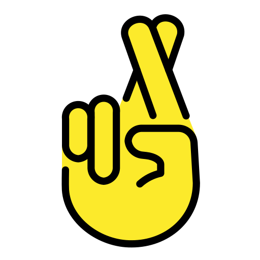 Скрещенные пальцы для OpenMoji 15.1