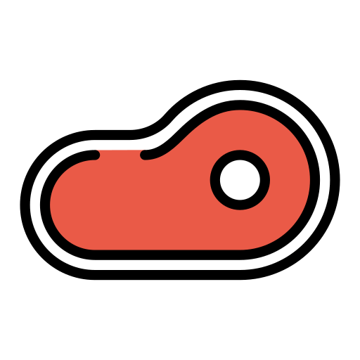 Кусок мяса для OpenMoji 15.1