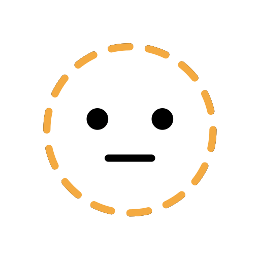 Лицо пунктиром для OpenMoji 15.1