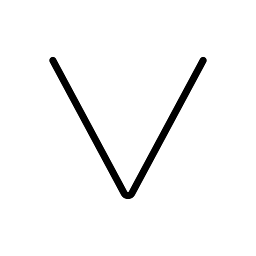 Трикутник вістрям вниз для OpenMoji 15.1