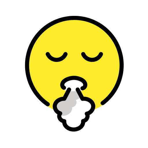 Выдыхает для OpenMoji 15.1