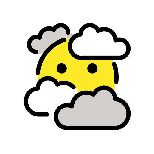 Обличчя в хмарах для OpenMoji 15.1