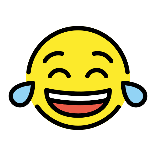 Смеется до слез для OpenMoji 15.1