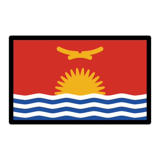 Прапор: Кірібаті для OpenMoji 15.1