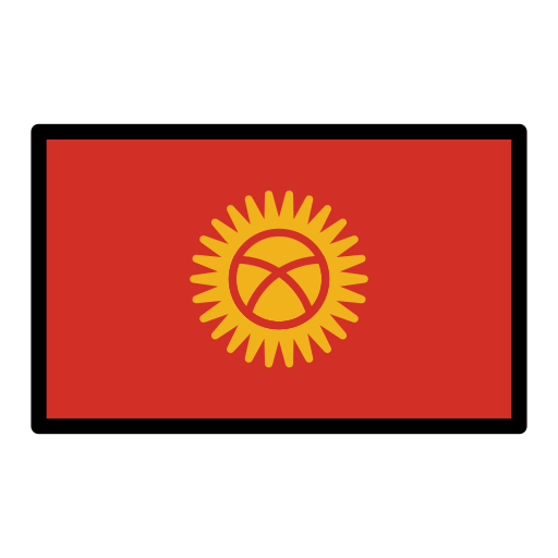 Флаг: Киргизия для OpenMoji 15.1