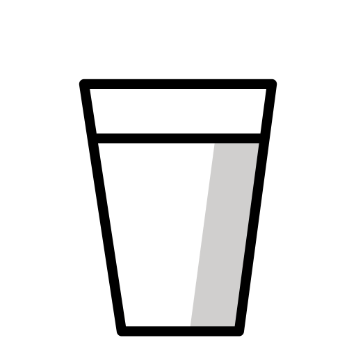 Стакан молока для OpenMoji 15.1